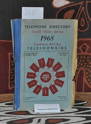 Bild des Verkufers fr Telephone directory South West Africa / Suidwes-Afrika telefoongids 1968. zum Verkauf von Antiquariat Welwitschia Dr. Andreas Eckl