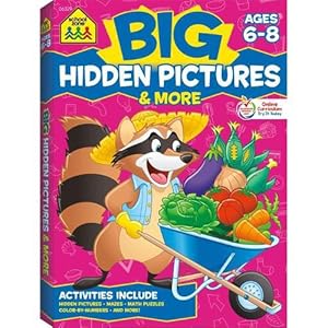 Seller image for School Zone Big Hidden Pictures & More Workbook (Paperback) for sale by Grand Eagle Retail