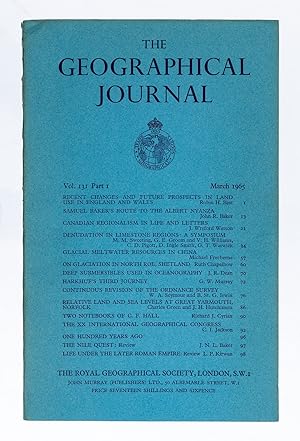 The Geographical Journal: Vol. 131 Part 1.