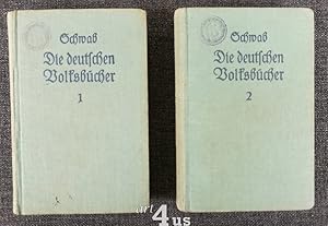 Bild des Verkufers fr Die deutschen Volksbcher. Fr Jung und Alt wiedererzhlt. (9 Hefte in 2 Bnden) Der gehrnte Siegfried, Der arme Heinrich ; Die vier Heymonskinder ; Genovefa, Robert der Teufel ; Die schne Melusina, Hirlanda ; Herzog Ernst ; Kaiser Oktavianus, Das Schlo in der Hhle Xa Xa ; Die Schildbrger, Doktor Faustus ; Fortunat und seine Shne ; Die schne Magelone, Griseldis zum Verkauf von art4us - Antiquariat