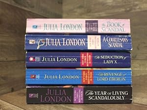 Seller image for 5 Julia London Books, (book of Scandal, Courtesan's Scandal, Sedu for sale by Archives Books inc.