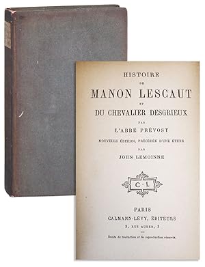 Seller image for Histoire de Manon Lescaut et du Chevalier Desgrieux for sale by Capitol Hill Books, ABAA