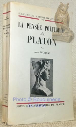 Immagine del venditore per La pense politique de Platon. Publications de la Facult des Lettres d'Alger, XXX. venduto da Bouquinerie du Varis
