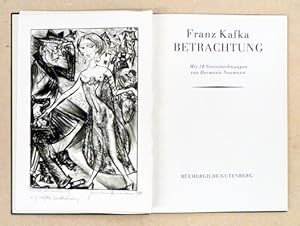 Image du vendeur pour Betrachtung. mis en vente par antiquariat peter petrej - Bibliopolium AG