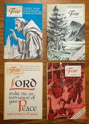 Seller image for Friar Magazine - The Magazine of Catholic Optimism - 4 Issues from 1977 - April; July/August; October and December for sale by RG Vintage Books