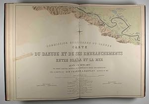 Cartes du delta du Danube et plans comparatifs de l'embouchure et des quelques sections fluviales...