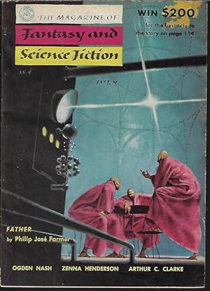 Imagen del vendedor de The Magazine of FANTASY AND SCIENCE FICTION (F&SF): July 1955 a la venta por Books from the Crypt