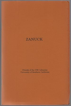 Bild des Verkufers fr Zanuck. University of Southern California. February 22, 1981 zum Verkauf von Between the Covers-Rare Books, Inc. ABAA