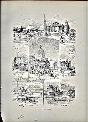 Image du vendeur pour Scenes In St. Louis, Illustration mis en vente par Legacy Books II