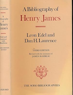 Immagine del venditore per A Bibliography of Henry James venduto da Barter Books Ltd