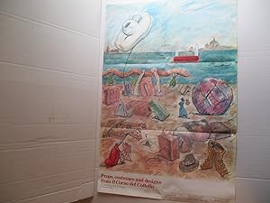 Imagen del vendedor de Claes Oldenburg Props, Costumes and Designs from Il Corso del ColtelloLeo Castelli Gallery 1986 Poster a la venta por ANARTIST
