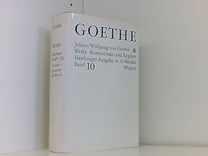 Bild des Verkufers fr Goethes Werke. Hamburger Ausgabe, Band 10. zum Verkauf von Book Broker