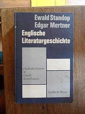 Seller image for Englische Literaturgeschichte. Zweite, verbesserte Auflage. for sale by Antiquariat Floeder