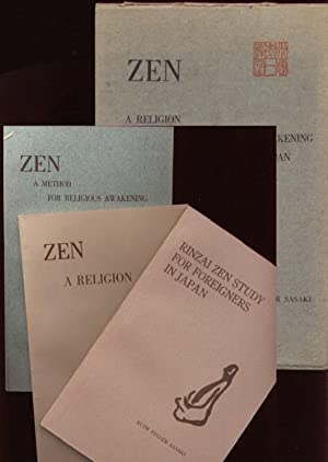 Zen (Zen: A Religion, Zen: A Method for Religious Awakening, Rinzai Zen Study for Foreigners in J...