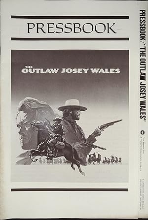 Seller image for The Outlaw Josey Wales Pressbook 1976 Clint Eastwood, Sondra Locke for sale by Acorn Books