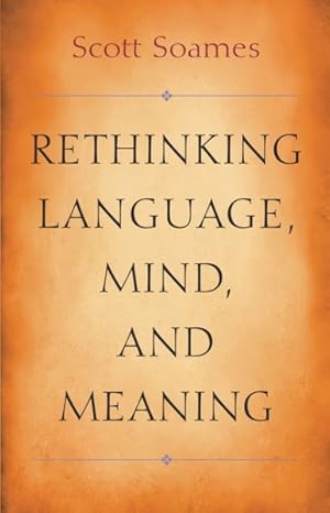 Imagen del vendedor de Rethinking Language, Mind, and Meaning a la venta por GreatBookPrices