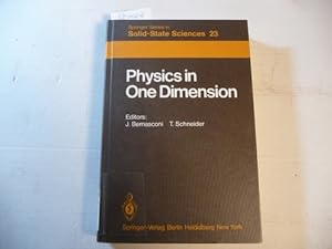 Physics in one dimension : proceedings of an international conference, Fribourg, Switzerland, Aug...