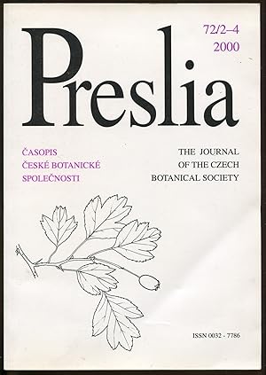 Bild des Verkufers fr Botanicke studie venovane pamatce Josefa Holuba = Botanical studies dedicated to the memory of Josef Holub [= Preslia: The Journal of the Czech Botanical Society; 72/2-4] zum Verkauf von Antikvariat Valentinska