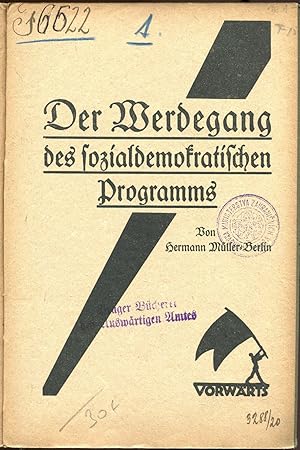 Der Werdegang des sozialdemokratischen Programms