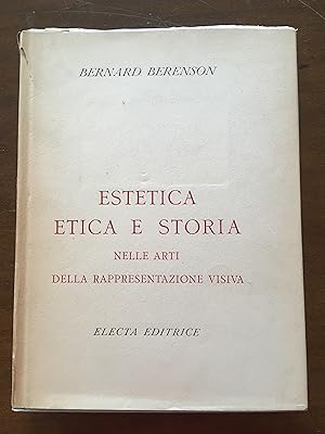 Bild des Verkufers fr Estetica, etica e storia nelle arti della rappresentazione visiva zum Verkauf von LIBRERIA XODO