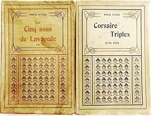 Seller image for Bibliothque pour Tous - 3 titres [LES CINQ SOUS DE LAVARDE ** Les Compagnons du Lotus blanc / CORSAIRE TRIPLEX *** L'Ile d'Or / CIGALE EN CHINE * La Princesse Roseau-Fleuri]. for sale by Jean-Paul TIVILLIER