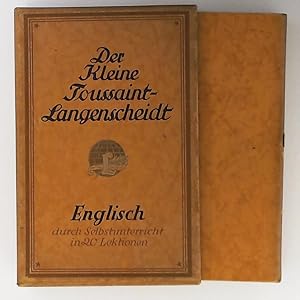 Bild des Verkufers fr Der Kleine Touissant - Langenscheidt Englisch. Zur Erlernung fremder Sprachen durch Selbstunterricht. Englisch in 20 Lektionen (10 Briefe). Lautlehre und Sachregister zum Verkauf von Leserstrahl  (Preise inkl. MwSt.)