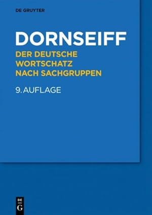 Image du vendeur pour Der deutsche Wortschatz nach Sachgruppen mis en vente par Rheinberg-Buch Andreas Meier eK