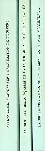 3 VOLUMES La Perspective, Les Propriétés remarquables de la route de la Lumière par les airs, Let...