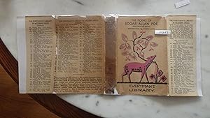 Imagen del vendedor de THE POEMS OF EDGAR ALLAN POE WITH Selection ESSAYS Intr. Intro. Andrew Lang , Everyman's Library # 791, States "First issue of this Edition, 1927 in PINK & BEIGE ART DECO Illustrated Dustjacket of Deer a la venta por Bluff Park Rare Books