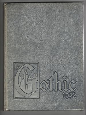 The Gothic 1952 (High School Yearbook, Bloomington Indiana)