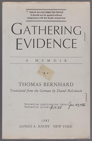 Seller image for Gathering Evidence: A Memoir for sale by Between the Covers-Rare Books, Inc. ABAA