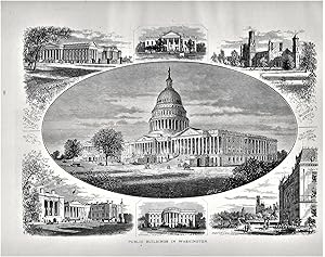 Seller image for Public Buildings In Washington, Illustration for sale by Legacy Books II