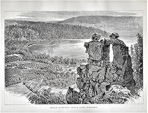 Image du vendeur pour Devil's Door-Way, Devil's Lake, Wisconsin, Illustration mis en vente par Legacy Books II