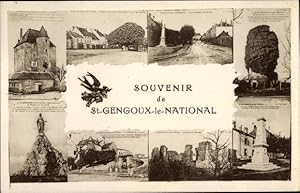 Bild des Verkufers fr Ansichtskarte / Postkarte Saint Gengoux le National Sane et Loire, Stadtbilder, Souvenir zum Verkauf von akpool GmbH