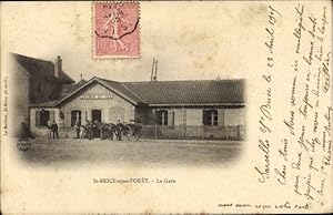 Ansichtskarte / Postkarte Saint Brice sous Forêt Val dOise, La Gare