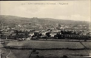 Bild des Verkufers fr Ansichtskarte / Postkarte Saint Gengoux le National Sane et Loire, Vue generale zum Verkauf von akpool GmbH