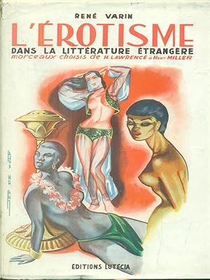 Imagen del vendedor de L'erotisme dans la litterature etrangere a la venta por Librodifaccia