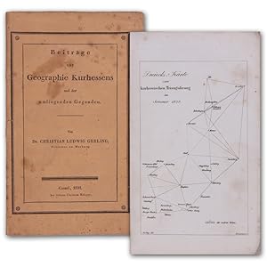 Imagen del vendedor de Beitrge zur Geographie Kurhessens und der umliegenden Gegenden, vermittelst der kurhessischen Triangulierung der Jahre 1823, abgeleitet aus der holsteinischen Basis und der hannverschen Gradmessung. a la venta por Antiquariat Gerhard Gruber