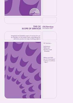 Seller image for Cic Scope of Services Handbook for sale by GreatBookPrices