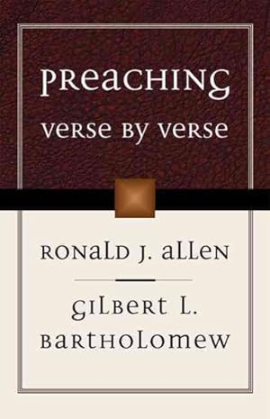 Seller image for Preaching Verse by Verse for sale by GreatBookPricesUK
