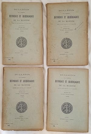 BULLETIN DE LA COMMISION HISTORIQUE ET ARCHEOLOGIQUE DE LA MAYENNE DEUXIEME SERIE 1892 1 - 4 TRIM...