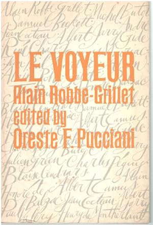 Seller image for La voyeur ( preface et introduction en anglais ) texte en franais for sale by librairie philippe arnaiz