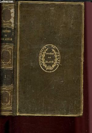 Imagen del vendedor de Lettres indites de Marc Aurle et de Fronton, traduites avec ke texte latin en regard et des notes par M. Armand Cassan - Tome I en 1 volume a la venta por Le-Livre