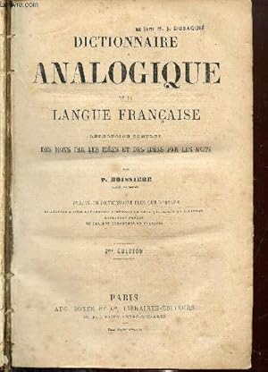 Bild des Verkufers fr Dictionnaire analogique de la langue franaise.Rpertoire complet des mots par les ides et des ides par les mots 3eme dition zum Verkauf von Le-Livre