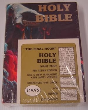 Bild des Verkufers fr Holy Bible: Giant Print: Red Letter Edition, Old And New Testaments, King James Version, Referenced With Greek And Hebrew Dictionaries From Strong's Concordance zum Verkauf von Books of Paradise