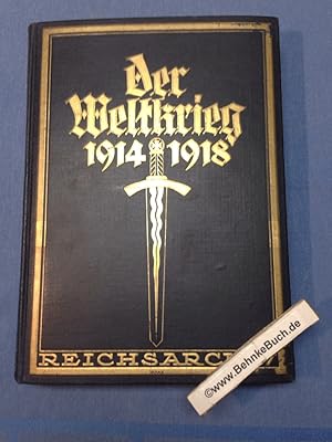 Bild des Verkufers fr Der Weltkrieg. 1914 bis 1918.Die militrischen Operationen zu Lande. Zweiter Band: Die Befreiung Ostpreuens. zum Verkauf von Antiquariat BehnkeBuch