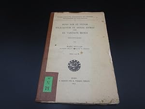 Bild des Verkufers fr Soliloquium de Arrha Animae und De Vanitate Mundi. Hrsg. v. Karl Mller. Kleine Texte f. Vorlesungen u. bungen 123 zum Verkauf von Antiquariat Bookfarm