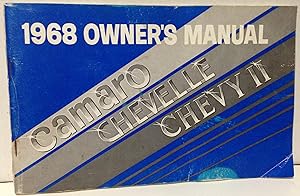 Owner's Manual 1968 Operation & Maintenance Instructions for Camaro-Chevelle-Chevy II (Automobile...