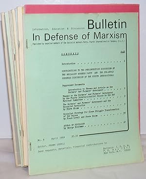 Image du vendeur pour Bulletin in defense of Marxism [12 issues] mis en vente par Bolerium Books Inc.