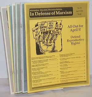 Image du vendeur pour Bulletin in defense of Marxism [10 issues] mis en vente par Bolerium Books Inc.